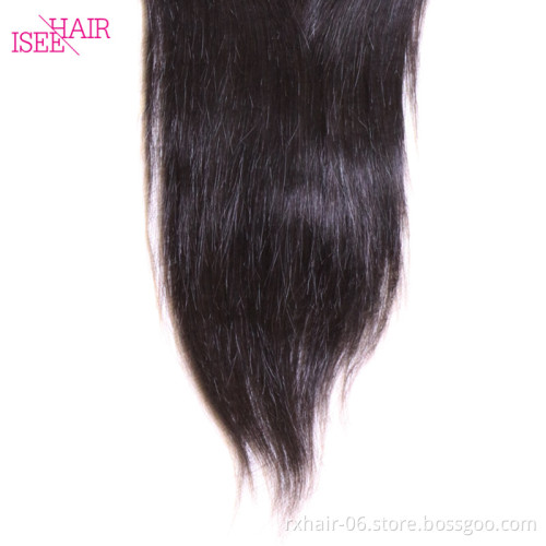Closure 4X4 Brazilian Straight Closure Hair Raw Unprocessed Virgin Brazilian Hair